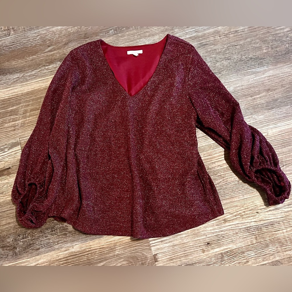 Sparkle blouse great for holidays size medium